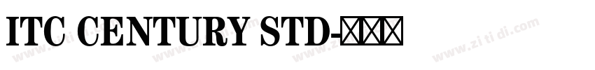 ITC CENTURY STD字体转换 ITC CENTURY STD字体转换